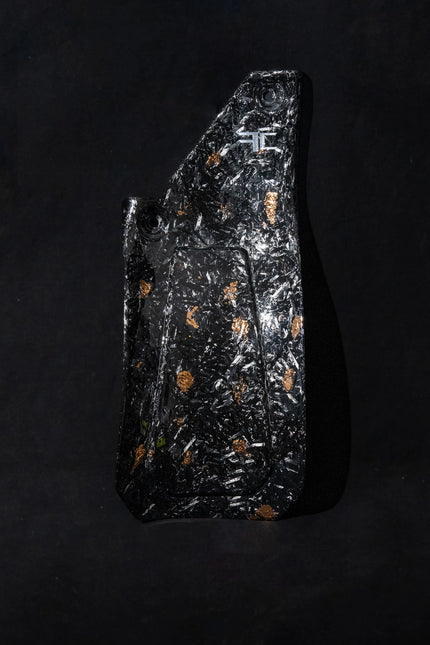 Forged Carbon Fiber rear shock guard for KTM