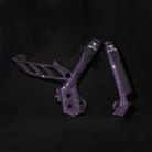 Purple Reflective carbon fiber frame covers made for KTM EXC 2012-2016