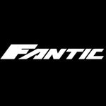 White 'Fantic' logo on a black background
